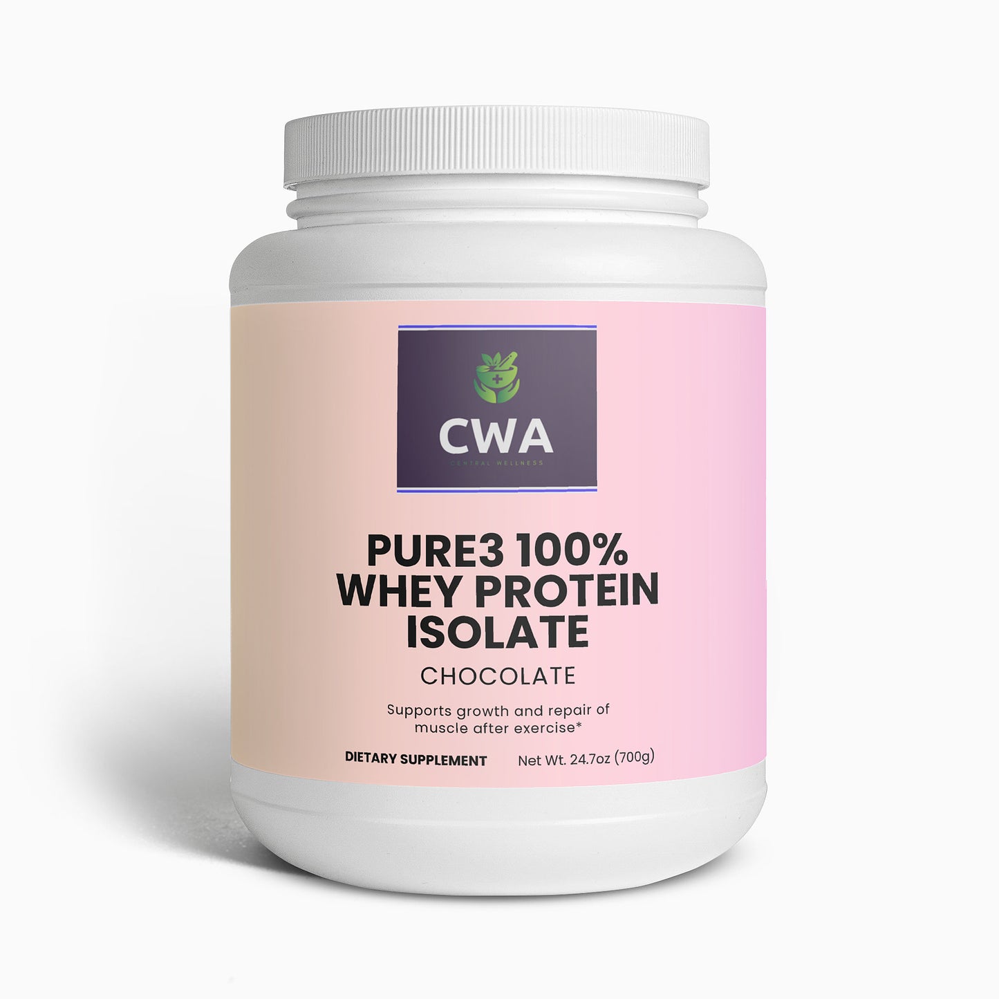 Pure3 100% Whey Protein Isolate (Chocolate)