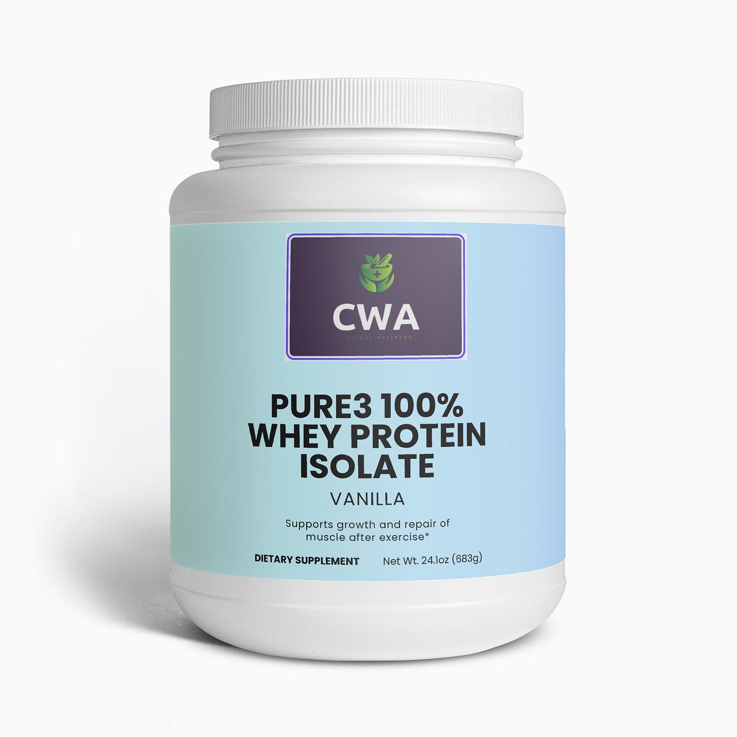 Pure3 100% Whey Protein Isolate (Vanilla)