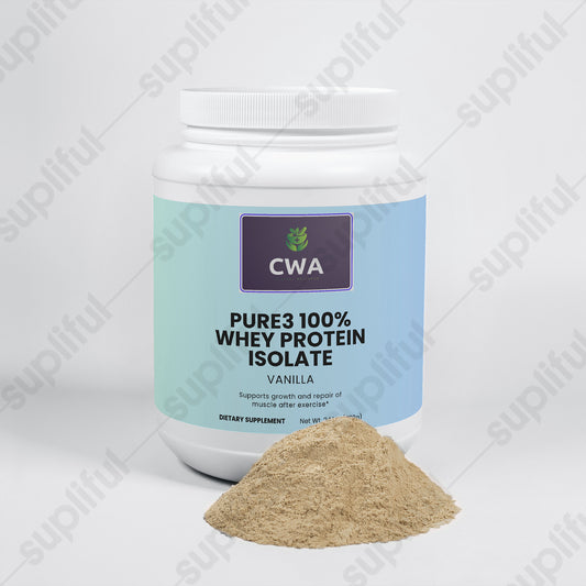 Pure3 100% Whey Protein Isolate (Vanilla)